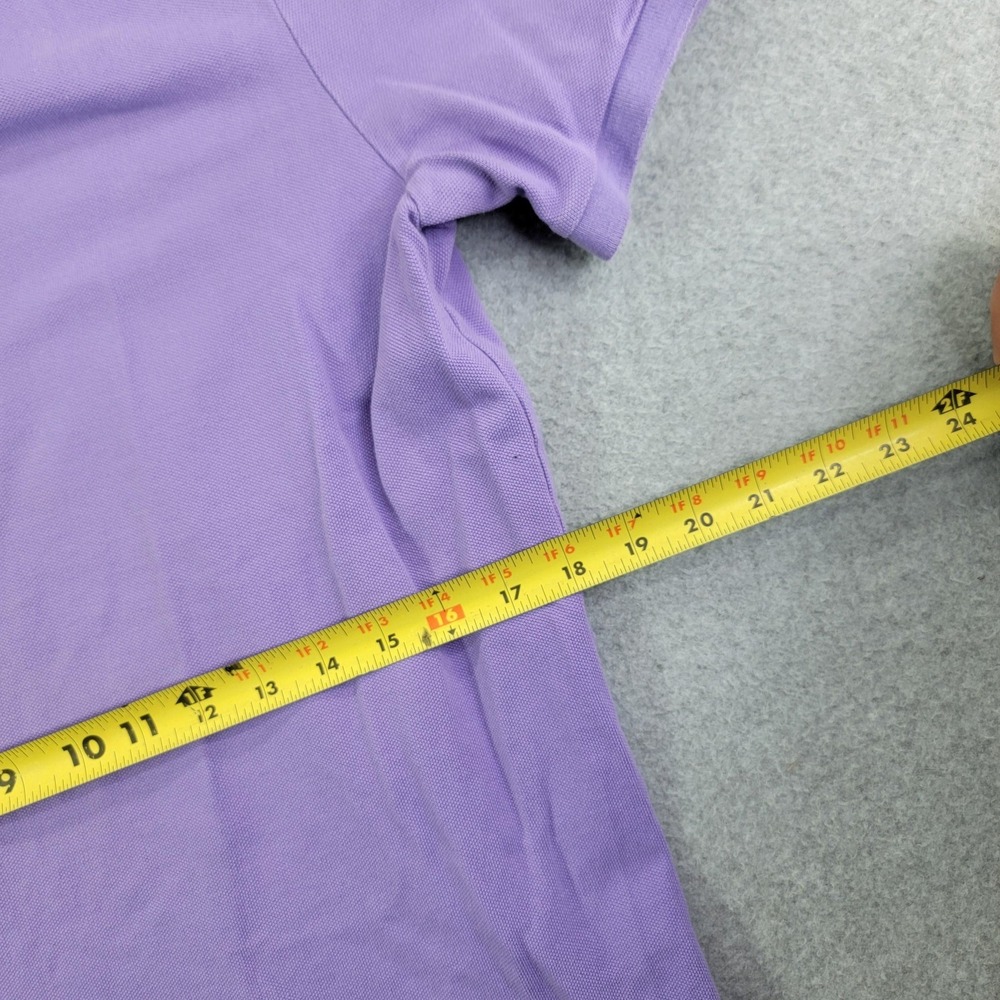 Polo Ralph Lauren Polo Shirt Mens Medium Purple Classic Fit Pony Logo Cotton - Picture 7 of 11